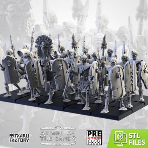 Tomb Kings leger van Txarli Factory, Hobby en Vrije tijd, Wargaming, Nieuw, Warhammer, Figuurtje(s), Ophalen of Verzenden