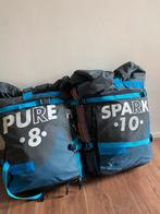 Kite set gaastra spark 10 en pure 8 en bar, Geen board, Ophalen of Verzenden, Zo goed als nieuw, 10 m²