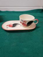 kop met schaal keramisch sawahasa met haan, Huis en Inrichting, Keuken | Servies, Ophalen of Verzenden, 'T Olde Gre-j, Info@toldegrej.nl