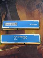 Kingston HyperX Blu DDR3 2x4gb, Desktop, Zo goed als nieuw, DDR3, Ophalen