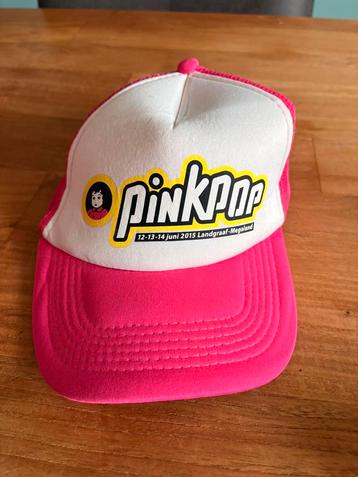 5 pinkpop petten van 2015-2019 beschikbaar voor biedingen