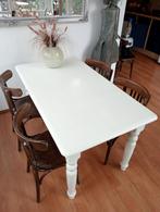 Prachtige vintage eettafel, Ophalen, Gebruikt, 100 tot 150 cm, Vintage