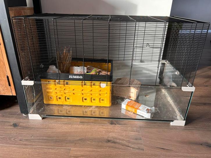 Hamsterhok gerbilhok hok hamsterscaping, Dieren en Toebehoren, Knaagdieren en Konijnen | Hokken en Kooien, Gebruikt, Kooi, 60 tot 90 cm
