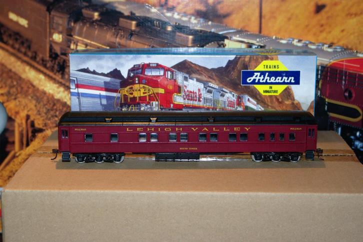 Athearn H01860 Lehigh Valley Pullman Car NIEUW, Hobby en Vrije tijd, Modeltreinen | H0, Nieuw, Wagon, Gelijkstroom, Overige merken
