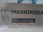 HENRIKSDAL nieuwe eetkamerstoel (stoelframe) wit ikea, Hout, Wit, Nieuw, Ophalen of Verzenden