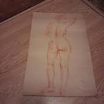 Naakt tekening, Ophalen of Verzenden