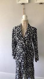 Studio Anneloes damespak broek L colbert xl zwart wit, Verzenden, Zo goed als nieuw, Maat 46/48 (XL) of groter, Zwart