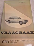 Vraagbaak Opel Kadett C óók luxe Kadett SR COUPÉS en station, Ophalen of Verzenden