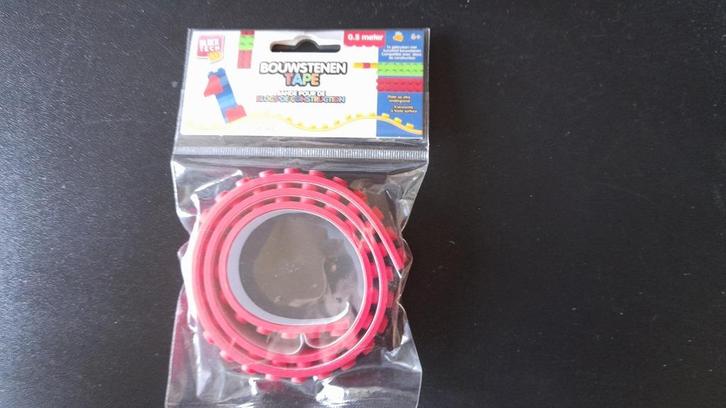 NIEUW Bouwstenen tape 0,5 meter ROOD, Kinderen en Baby's, Speelgoed | Duplo en Lego, Nieuw, Lego, Complete set, Ophalen of Verzenden