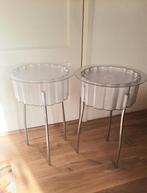 Vintage ikea tafeltjes serie Hatten, lees de beschrijving, Ophalen of Verzenden, Rond, Minder dan 55 cm, 45 tot 60 cm