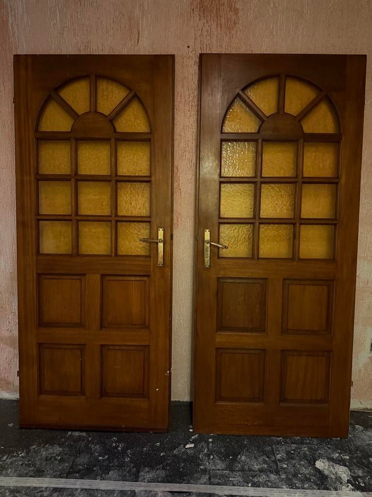 Twee binnendeuren (0,83x2 m), Ophalen, Gebruikt, 80 tot 100 cm, Binnendeur