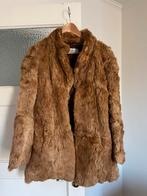 Vintage echte bontjas - Carnaval, Kleding | Dames, Jassen | Winter, Verzenden, Zo goed als nieuw, Maat 38/40 (M), Bruin