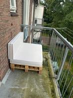3 pallets + palletkussens, Ophalen, Zo goed als nieuw, Hout, 2 zitplaatsen