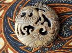 Mooi antiek Oosters fabeldier amulet van jade 5,2 cm., Antiek en Kunst, Ophalen of Verzenden