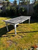 Houten Eettafel 200x90cm, Ophalen, Gebruikt, 50 tot 100 cm, 150 tot 200 cm