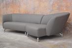 NIEUW beklede grijze leren Leolux Pupilla design hoekbank, 250 tot 300 cm, Leolux, Leolux, Design