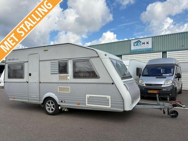 Kip Grey Line Special 47 TRZ bj 1999 voortent mover stalling, Caravans en Kamperen, Caravans, Bedrijf, tot en met 4, 1000 - 1250 kg