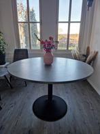 Ronde eettafel (diameter 120 cm) (4-6 personen), Huis en Inrichting, Tafels | Eettafels, Ophalen, Rond, Zo goed als nieuw, Vier personen