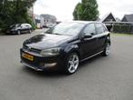 Volkswagen Polo 1.4 5drs 2010 Zwart Nieuwe APK., Auto's, Volkswagen, Voorwielaandrijving, Stof, 4 cilinders, Zwart