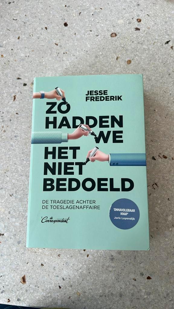 Jesse Frederik - Zo hadden we het niet bedoeld, Boeken, Overige Boeken, Zo goed als nieuw, Ophalen of Verzenden