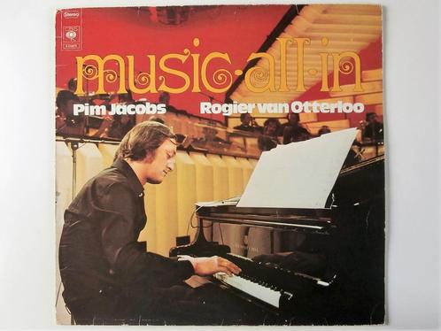 LP Music All-In Pim Jacobs, Rogier van Otterloo, Cd's en Dvd's, Vinyl | Jazz en Blues, Gebruikt, Jazz, 1960 tot 1980, 12 inch