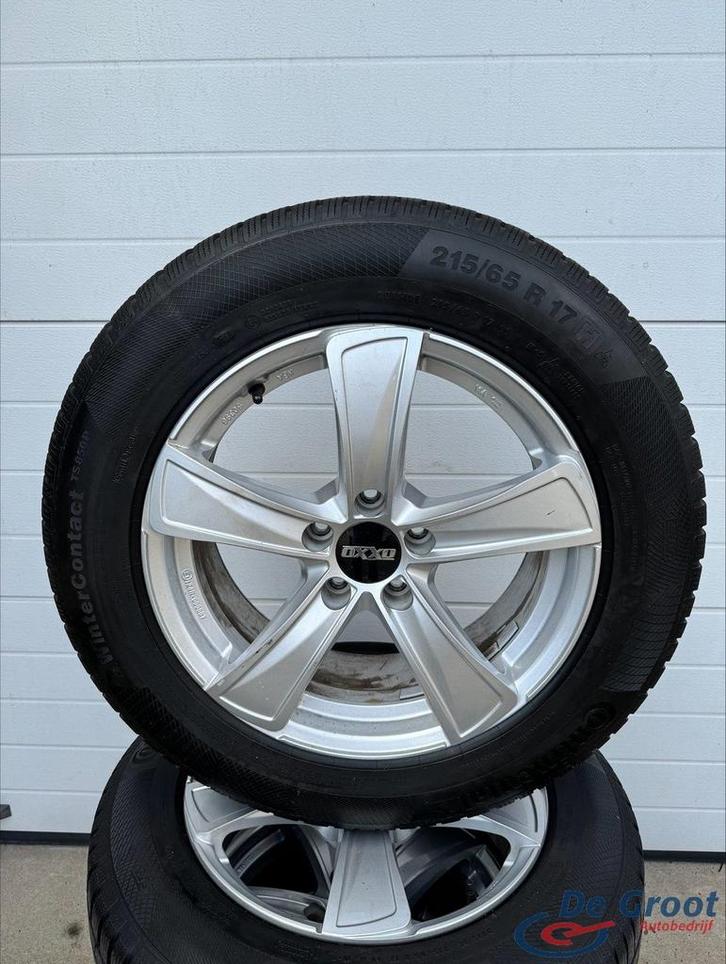 Winterbanden/ winterwielen 215/65/17 VW Tiguan, Auto-onderdelen, Banden en Velgen, Banden en Velgen, Winterbanden, 17 inch, 215 mm