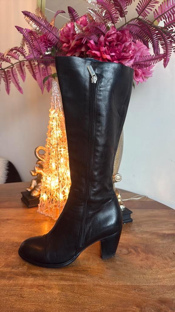 Roberto d angelo leren laarzen, Kleding | Dames, Schoenen, Zo goed als nieuw, Hoge laarzen, Zwart, Ophalen of Verzenden