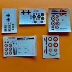 Kavel	Frog decals 5x, Ophalen of Verzenden, Nieuw, 1:72 tot 1:144, Overige merken