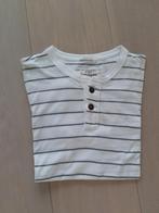 Abercrombie & Fitch wit met grijs gestreepte t-shirt maat XS, Wit, Ophalen of Verzenden, Abercrombie & Fitch, Gedragen