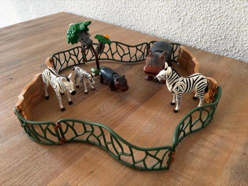 Playmobil Dierenset – Met Nijlpaard, Koala’s & 3 Zebra's, Kinderen en Baby's, Speelgoed | Playmobil, Zo goed als nieuw, Los playmobil
