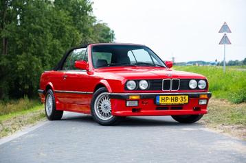 BMW 325i E 30 CABRIO TYPE 1! M-TECH  LEDEREN SPORTSTOELEN beschikbaar voor biedingen