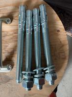 4 keilbouten vloerankers 22cm, Ophalen of Verzenden, Nieuw