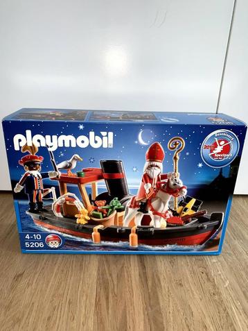 Playmobil 5206 - Stoomboot van Sinterklaas - Nieuw in Doos beschikbaar voor biedingen