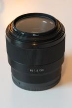 Sony FE 50mm F1.8 Lens + Hoya UV Filter - nieuw, Ophalen of Verzenden, Nieuw, Standaardlens