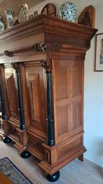 Groenloze zuilenkast, Antiek en Kunst, Antiek | Meubels | Kasten, Ophalen