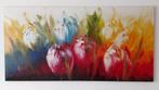 Vrolijk tulpenschilderij van Jochem de Graaf, Ophalen of Verzenden