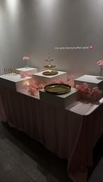 Buffet tafel / buffet blokken te huur, Ophalen of Verzenden, Zo goed als nieuw, Rechthoek