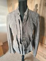 Nieuw donkergrijs suede leren jasje, Black Dress Berlin, Kleding | Dames, Jasjes, Kostuums en Pakken, Maat 38/40 (M), Nieuw, Ophalen of Verzenden