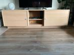 Licht Eiken TV Meubel - 200cm, Huis en Inrichting, Kasten | Televisiemeubels, Ophalen, Gebruikt, 150 tot 200 cm, Eikenhout