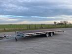 Plateau aanhanger 6x2 multi Transporter aluminiumoprijplaten, Ophalen, Gebruikt
