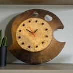 Vintage Keramiek Wandklok 60s Brutalist, Ophalen, Huysmans, Zo goed als nieuw, Doorwerth