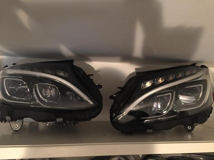 Set Full Led Koplampen ILS W205 C Klasse Compleet met Module, Auto-onderdelen, Verlichting, Mercedes-Benz, Gebruikt, Ophalen of Verzenden