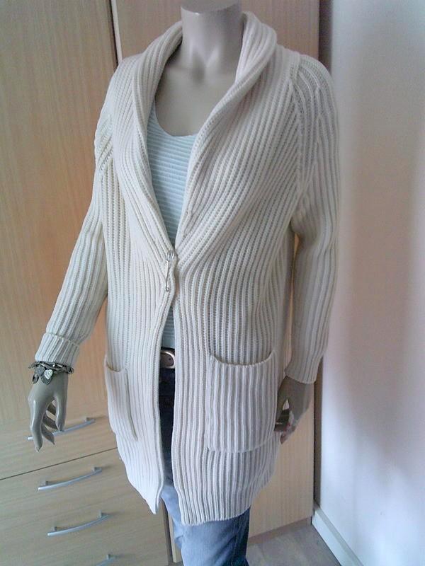 REPEAT merino wollen creme vest maat 38, Kleding | Dames, Truien en Vesten, Gedragen, Maat 38/40 (M), Overige kleuren, Verzenden