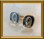 Vintage manchetknopen : Wenen, reuzenrad, Overige materialen, Gebruikt, Ophalen of Verzenden, Nvt