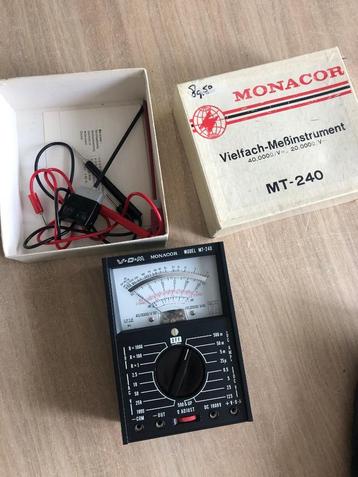 Multimeter Monacor MT 240 zgan