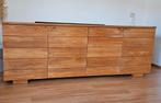 Teak houten dressoir LxHxB 2.20x80x45cm, Huis en Inrichting, Kasten | Dressoirs, Ophalen, 150 tot 200 cm, Teakhout, Zo goed als nieuw