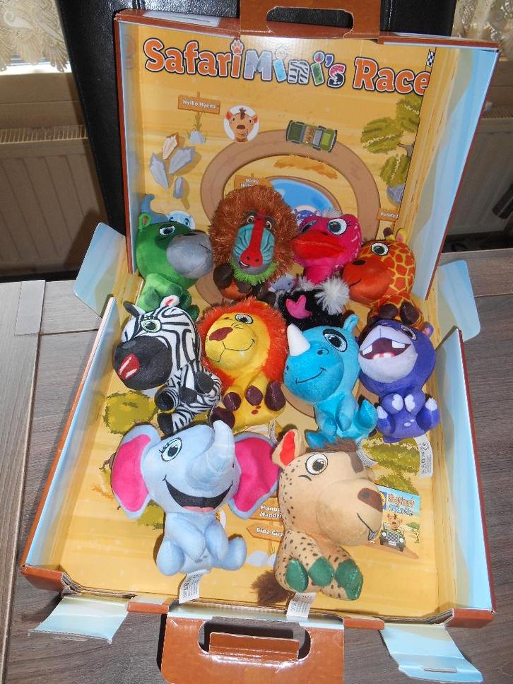 Lidl Safarimini's complete set in speelkoffer, Verzamelen, Supermarktacties, Lidl, Ophalen of Verzenden