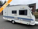 Hobby De Luxe 440 SF / mover / airco nieuw / voortent, Caravans en Kamperen, Caravans, Overige typen, Hobby, Schokbreker, Bedrijf