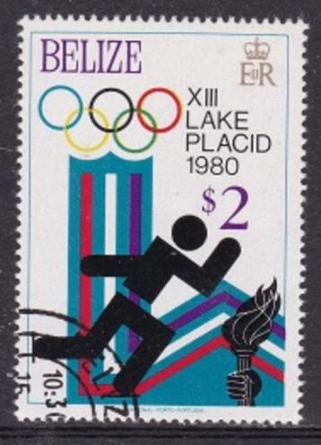 3148 - Belize michel 447 gestempeld , Olympische Winter beschikbaar voor biedingen