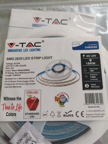 Led strip PRO hoog lumen 10m 3000k 24V met dimbaar omvormer beschikbaar voor biedingen